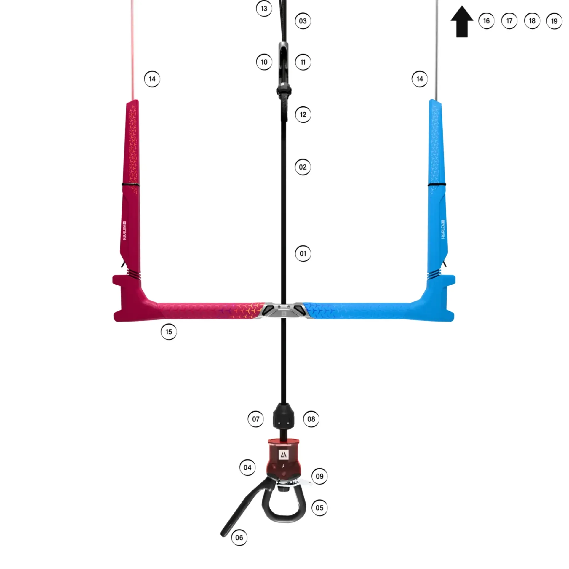[SPHALE02-00-SLB] LEAD BAR SPARE PARTS (1. GREY SAFETY LINES)